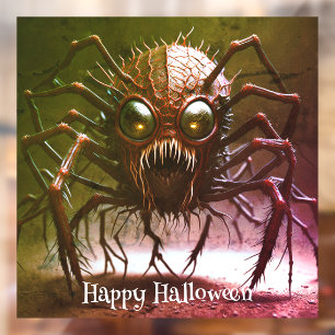Rotes Halloween-Fenster-Monster-Dekor Fensteraufkleber