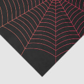 Rotes Halloween-Muster Seidenpapier (Ausschnitt)