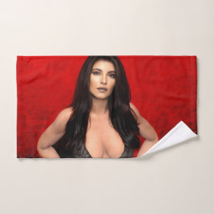 rotes Handtuch