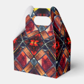 Rotes Hartglas Geschenkschachtel (Rückseite)