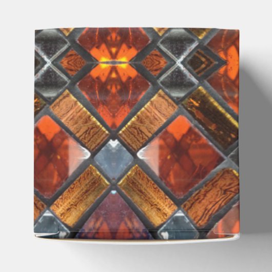 Rotes Hartglas Geschenkschachtel (Oben)