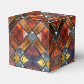 Rotes Hartglas Geschenkschachtel (Rückseite)