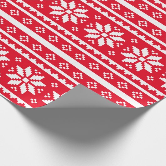 Rotes hässliches geschenkpapier (Ecke)