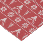 Rotes hässliches Weihnachtspulli Tischdecke (Schrägansicht)