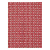 Rotes hässliches Weihnachtspulli Tischdecke (Vorderseite)