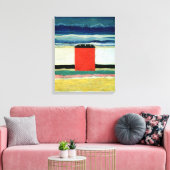 Rotes Haus, 1932 Leinwanddruck (Insitu (Wohnzimmer))