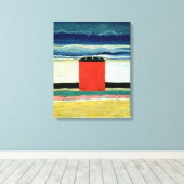 Rotes Haus, 1932 Leinwanddruck (Insitu (Holzboden))