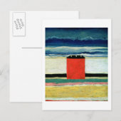 Rotes Haus, 1932 Postkarte (Vorne/Hinten)