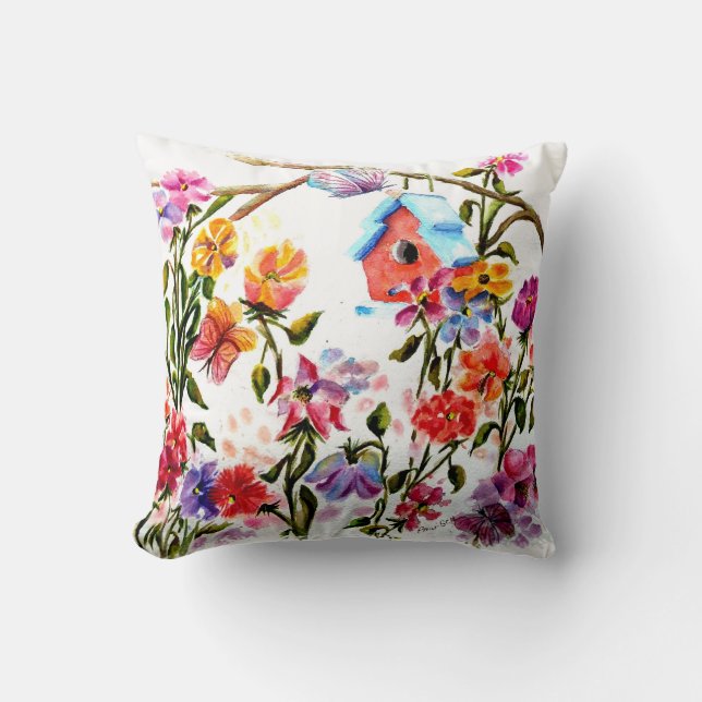 ROTES HAUS KISSEN (Vorderseite)