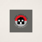 Rotes Haus-Logo, Änderung der Adresskarte (Vorderseite)