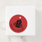 Rotes Haus mit Liebe Geschenkanhänger (Beispiel)