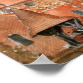 Rotes Haus Poster (Ecke)