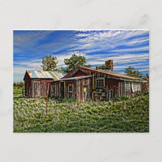 ROTES HAUS POSTKARTE (Vorderseite)