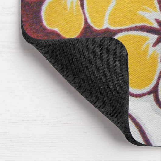 Rotes Hawaii Mousepad (Ecke)