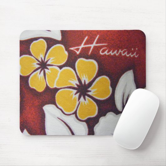 Rotes Hawaii Mousepad (Mit Mouse)