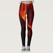 Rotes heiß leggings (Vorderseite)