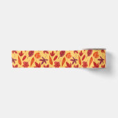 Rotes Herbstblatt Satinband (Vorderseite)