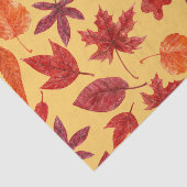 Rotes Herbstblatt Seidenpapier (Ausschnitt)