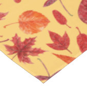 Rotes Herbstblatt Tischdecke (Schrägansicht)