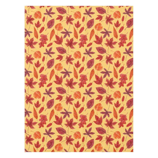 Rotes Herbstblatt Tischdecke (Vorderseite)