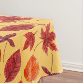 Rotes Herbstblatt Tischdecke (Beispiel)