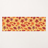 Rotes Herbstblatt Yogamatte (Vorderseite (Horizontal))