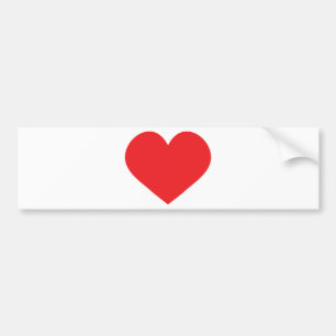 rotes Herz Autoaufkleber