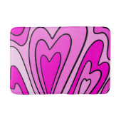 rotes Herz Badematte (Vorderseite)