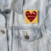 Rotes Herz beste Abuela überhaupt T - Shirts und Button (Beispiel)