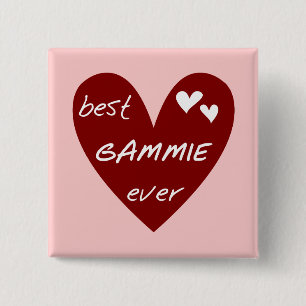 Rotes Herz beste Gammie überhaupt T-Shirts und Button