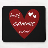 Rotes Herz beste Gammie überhaupt T-Shirts und Mousepad (Vorne)