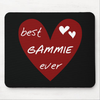 Rotes Herz beste Gammie überhaupt T-Shirts und Mousepad
