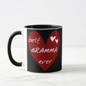 Rotes Herz beste Gramma überhaupt T - Shirts und Tasse (Links)