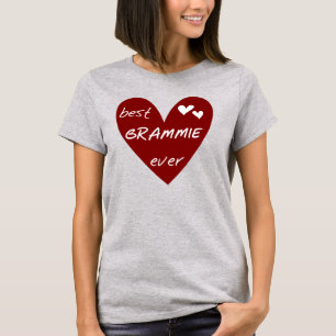 Rotes Herz beste Grammie überhaupt T - Shirts und