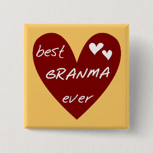 Rotes Herz beste Granma überhaupt T - Shirts und Button