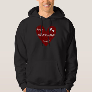 Rotes Herz-beste Großmutter-überhaupt T - Hoodie