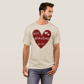 Rotes Herz-beste Großmutter-überhaupt T - Shirts (Vorne ganz)