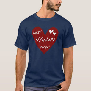 Rotes Herz-beste Kindermädchen-überhaupt T - T-Shirt