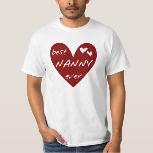 Rotes Herz-beste Kindermädchen-überhaupt T - T-Shirt
