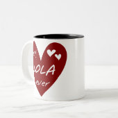 Rotes Herz beste Lola überhaupt T - Shirts und Zweifarbige Tasse (Vorderseite Links)