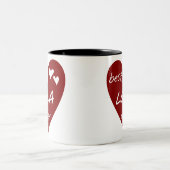 Rotes Herz beste Lola überhaupt T - Shirts und Zweifarbige Tasse (Mittel)