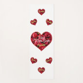 Rotes Herz Beste Mama je Stilvoll Moderne Mütter T Yogamatte (Vorderseite)