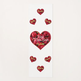 Rotes Herz Beste Mama je Stilvoll Moderne Mütter T Yogamatte