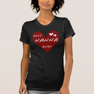 Rotes Herz beste Nanna überhaupt T - Shirts und