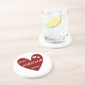 Rotes Herz beste Nanna überhaupt T-Shirts und Gesc Getränkeuntersetzer (Seite)