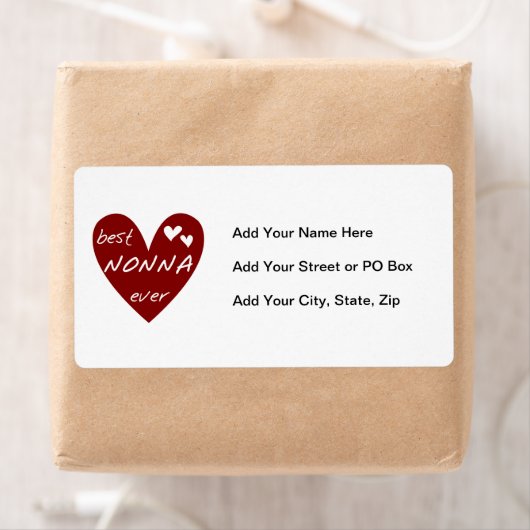 Rotes Herz beste Nonna überhaupt T - (Insitu)