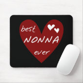 Rotes Herz beste Nonna überhaupt T - Mousepad (Mit Mouse)