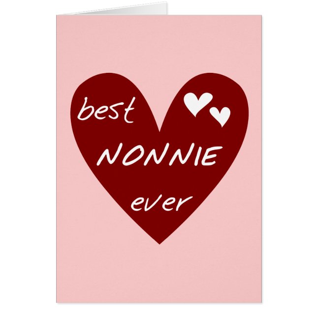 Rotes Herz beste Nonnie überhaupt T - Shirts und (Vorne)