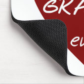 Rotes Herz-beste Oma-überhaupt T-Shirts und Mousepad (Ecke)