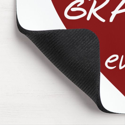 Rotes Herz-beste Oma-überhaupt T-Shirts und Mousepad (Ecke)